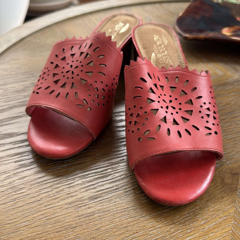 Aerosoles Women's Coral Leather Sandals